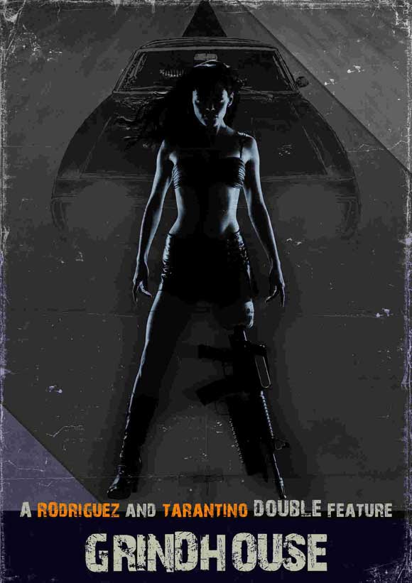 Grindhouse Movie Poster Print showcasing vintage film art.