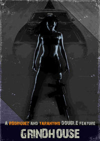 Grindhouse Movie Poster Print showcasing vintage film art.