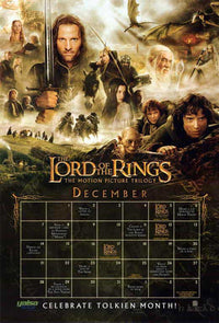 Lord of the Rings Trilogy Movie Poster Print featuring iconic characters.