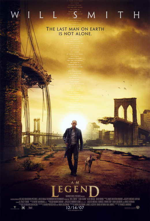 I Am Legend Movie Poster Print - 11x17 | Posterazzi