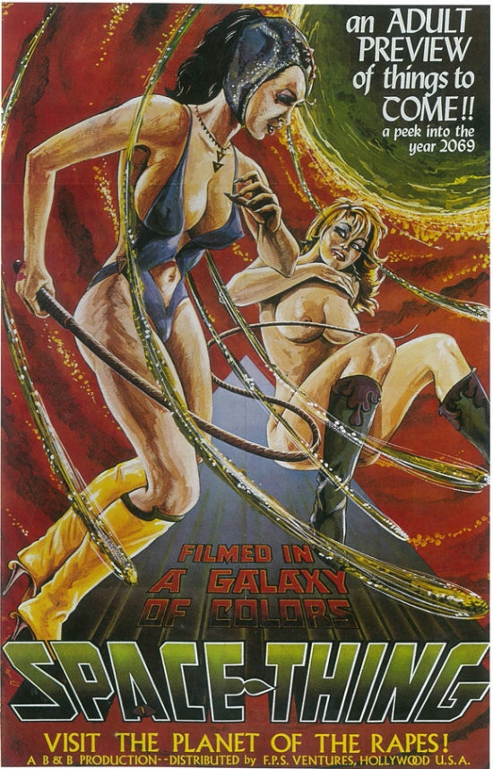 Space Thing Movie Poster Print showcasing sci-fi art.