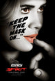 The Spirit Movie Poster Print featuring a masked hero in vibrant colors.