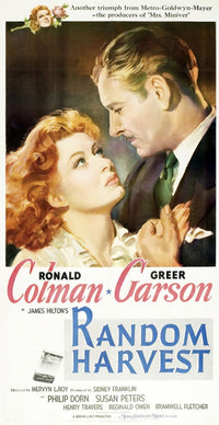 Random Harvest Movie Poster Print showcasing vibrant colors and cinematic design.