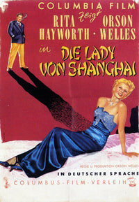 The Lady from Shanghai movie poster print showcasing classic film art.