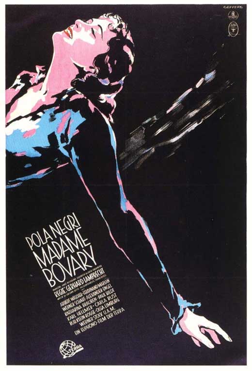 Madame Bovary Movie Poster Print showcasing classic literature art.