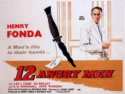 Twelve Angry Men Movie Poster Print - Classic Film Artwork