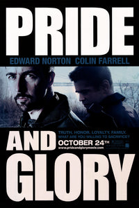 Pride and Glory Movie Poster Print featuring intense cinematic imagery.