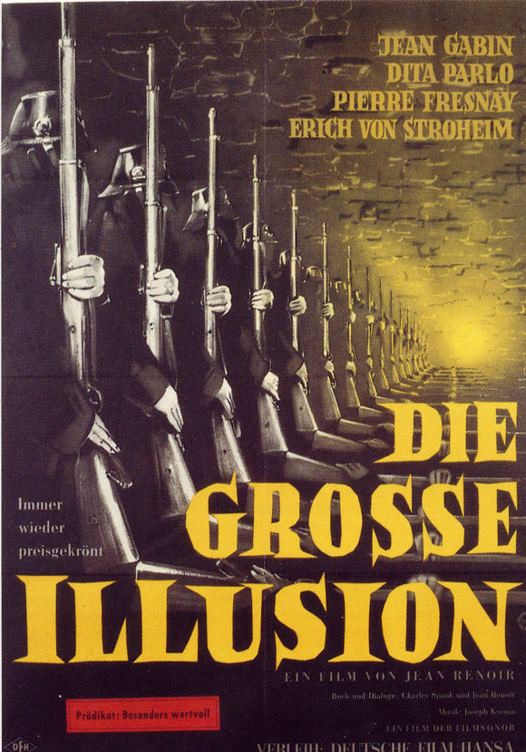 Grande Illusion Movie Poster Print showcasing classic cinema art.