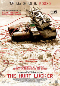 Hurt Locker Movie Poster Print showcasing intense war imagery.