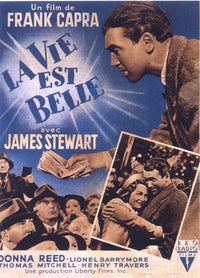 It's a Wonderful Life Movie Poster Print featuring iconic scenes from the classic film.