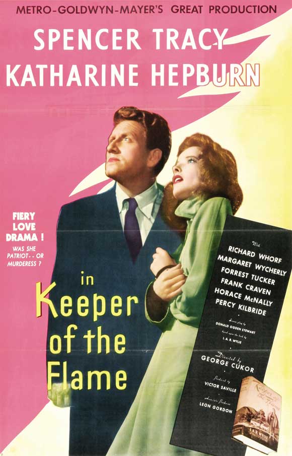 Keeper of the Flame Movie Poster Print showcasing cinematic art.