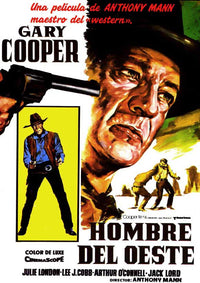 Man of the West Movie Poster Print showcasing classic western cinematic art.