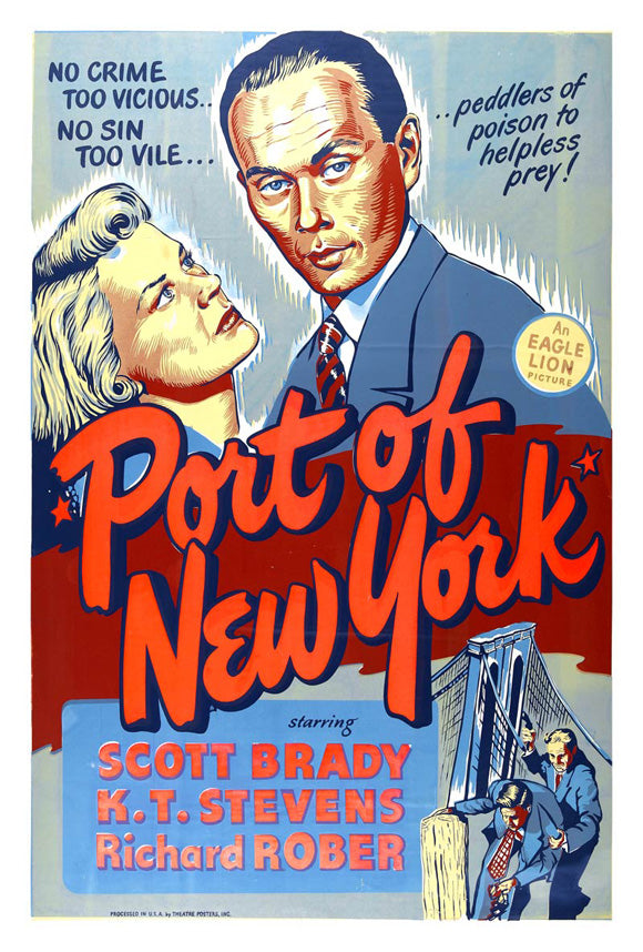Port of New York Movie Poster Print showcasing classic film art.