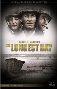 The Longest Day Movie Poster Print showcasing iconic WWII imagery.