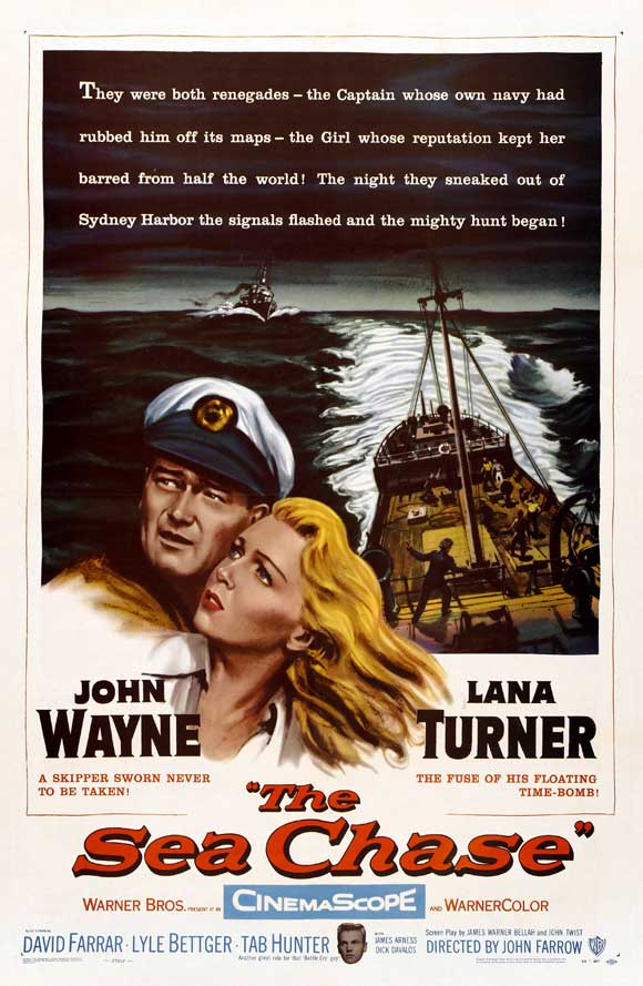 Sea Chase Movie Poster Print showcasing vibrant colors and dynamic imagery.