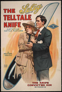 'The Telltale Knife' Movie Poster Print in vibrant colors.