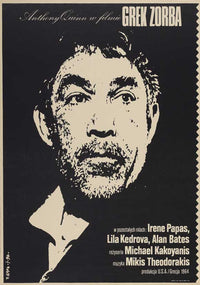 Zorba the Greek Movie Poster Print showcasing the iconic film art.