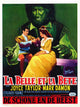 Beauty and the Beast Movie Poster Print featuring classic Disney characters.