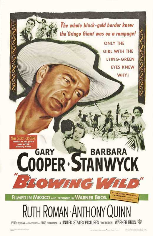 Blowing Wild Movie Poster Print featuring iconic cinematic imagery.