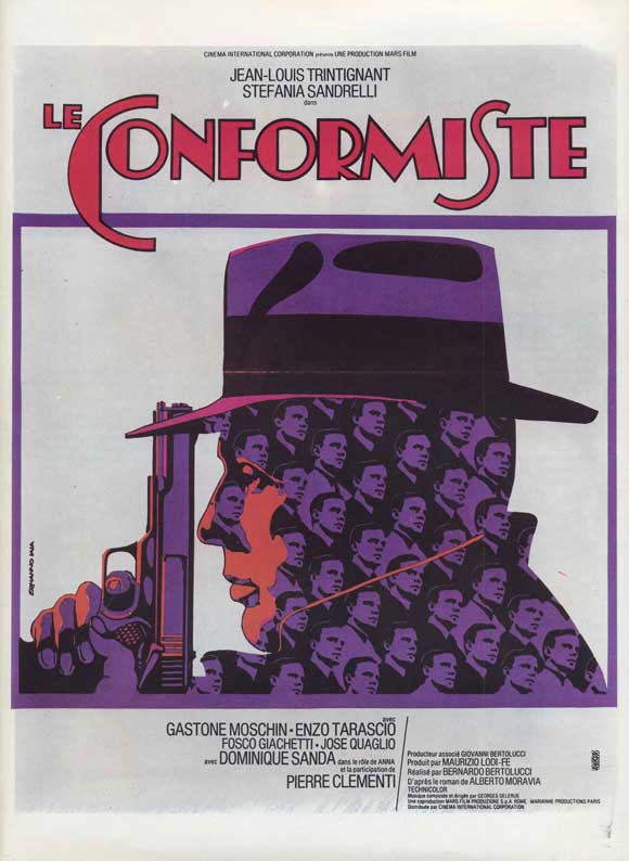 The Conformist Movie Poster Print showcasing classic cinema art.