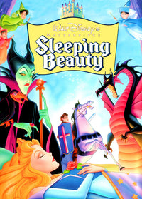 Sleeping Beauty Movie Poster Print featuring iconic characters and enchanting visuals