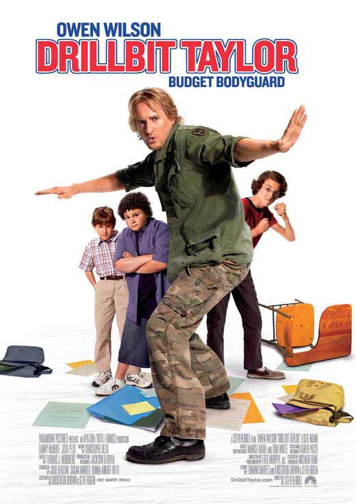 Drillbit Taylor Movie Poster Print featuring comedic elements.