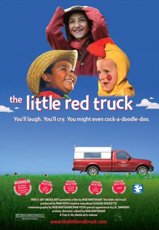 The Little Red Truck Movie Poster Print showcasing nostalgic film imagery.
