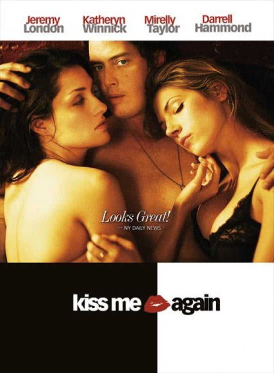 Kiss Me Again Movie Poster Print showcasing romantic imagery