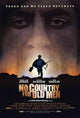No Country For Old Men movie poster print, capturing the film's suspenseful atmosphere.