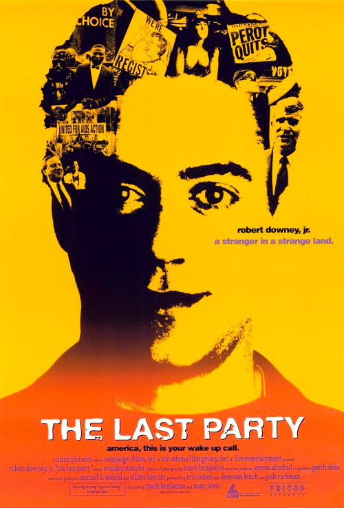 The Last Party Movie Poster Print showcasing vibrant colors and cinematic theme.