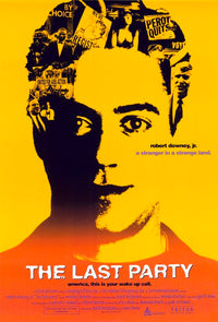The Last Party Movie Poster Print showcasing vibrant colors and cinematic theme.