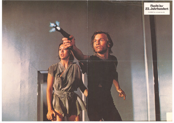 Logan's Run Movie Poster showcasing iconic sci-fi imagery.