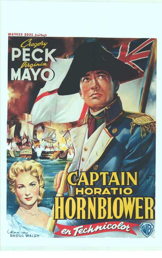 Captain Horatio Hornblower Movie Poster Print featuring naval adventure