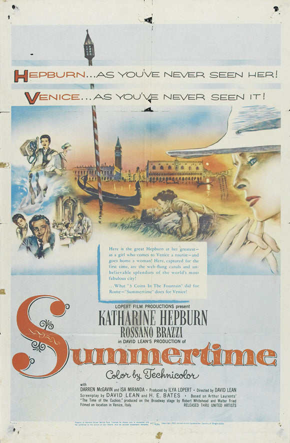Summertime Movie Poster Print showcasing vibrant summer imagery.