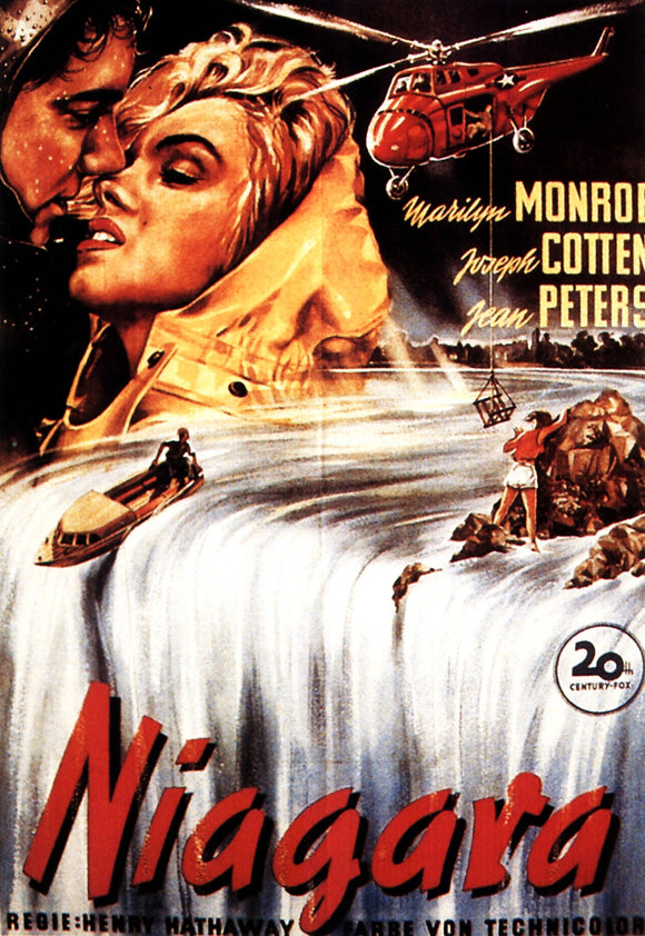 Niagara Movie Poster Print showcasing classic film artwork.