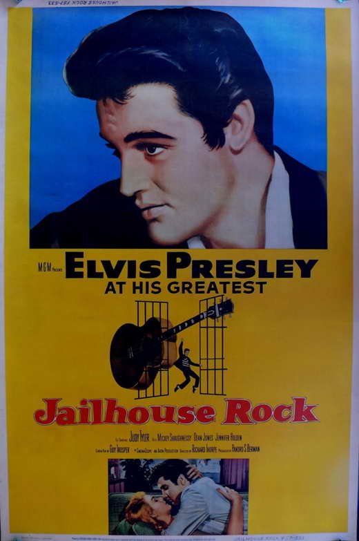 Jailhouse Rock Movie Poster Print featuring Elvis Presley
