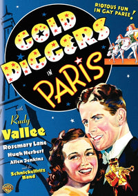 Gold Diggers in Paris Movie Poster Print featuring classic 1920s glam.