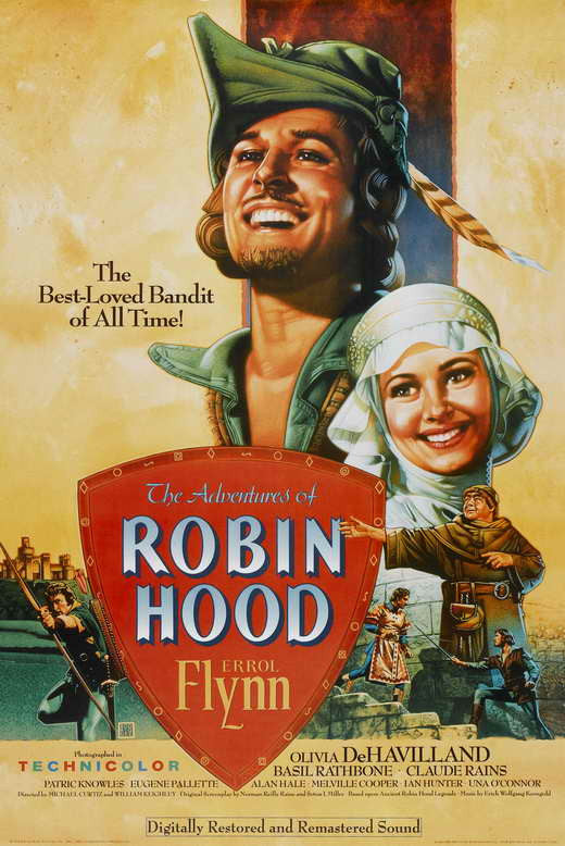 The Adventures of Robin Hood Movie Poster Print (11x17)