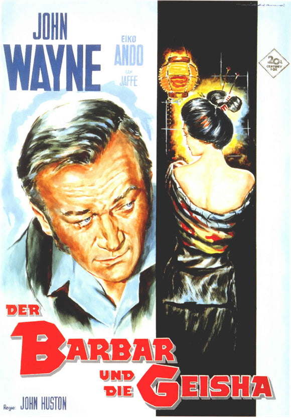 The Barbarian and the Geisha Movie Poster Print