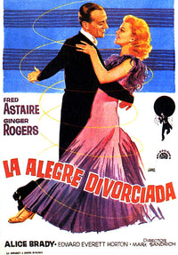 The Gay Divorcee Movie Poster Print showcasing vintage film art.