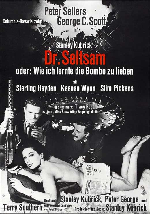 Dr. Strangelove or: How I Learned to Stop Worrying and Love the Bomb Movie Poster Print