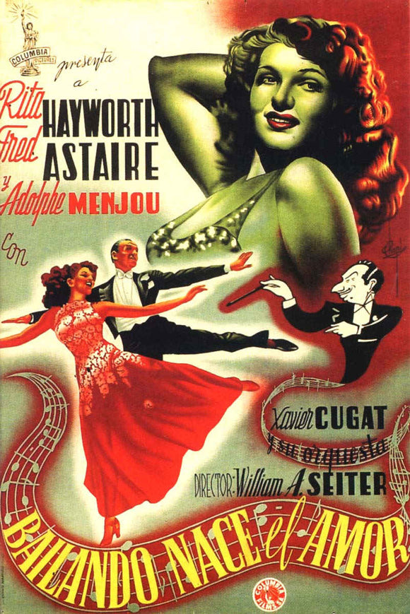 You Were Never Lovelier Movie Poster Print showcasing classic cinema charm.