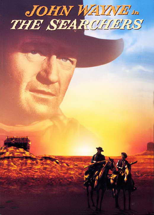 The Searchers Movie Poster Print showcasing classic cinema.