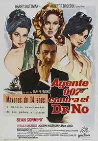 Dr. No Movie Poster Print - 27 x 40 Inches