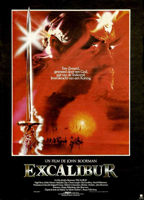 Excalibur Movie Poster Print (11x17) - Classic Fantasy Art