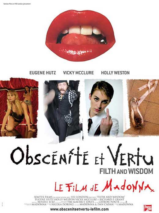 Filth and Wisdom Movie Poster Print showcasing vibrant artwork.
