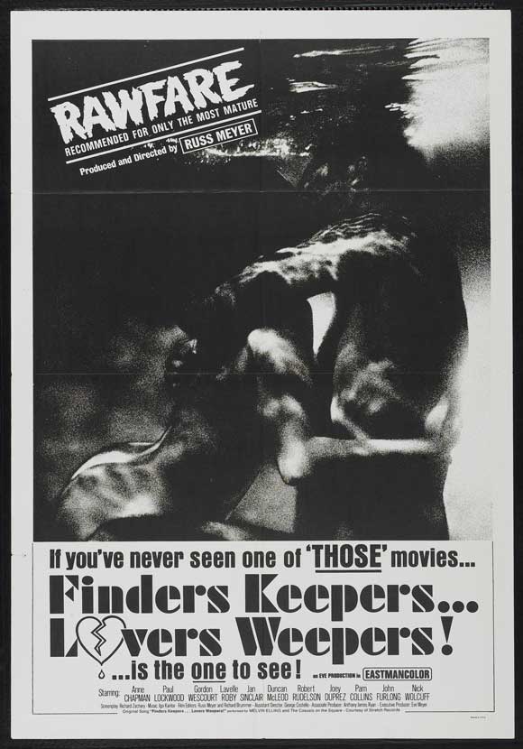 Finders Keepers Lovers Weepers Movie Poster Print featuring vibrant colors and captivating design.
