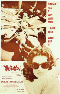 Norma Movie Poster Print showcasing classic film art