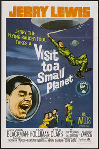 Visit to a Small Planet Movie Poster Print featuring whimsical design.