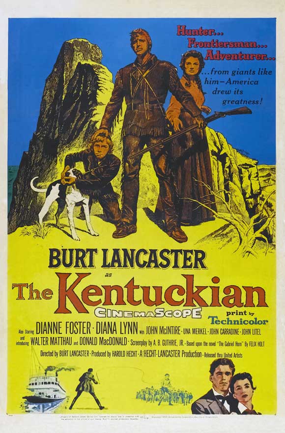 The Kentuckian Movie Poster Print showcasing classic Americana cinema.